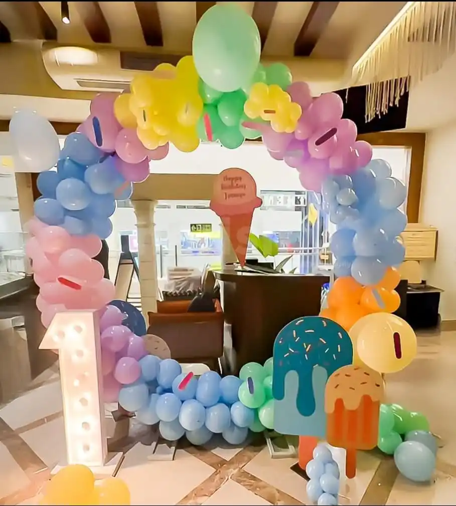 Candyland With Ice Cream Fantasy Birthday Decor
